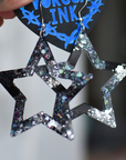 Överi Bling Tähti korvikset