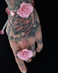 Rose-rannekoru-sormus setti
