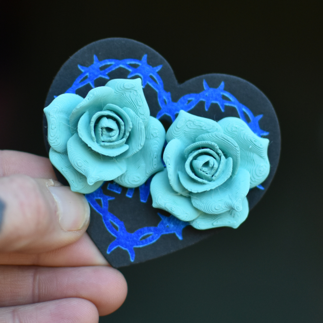Rose nappikorvakorut