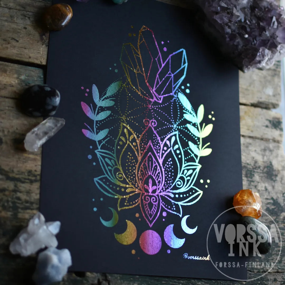 Lotus printti | Vorssa Ink