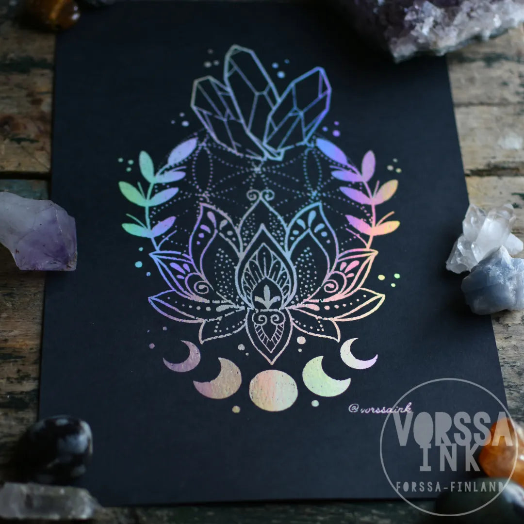 Lotus printti | Vorssa Ink