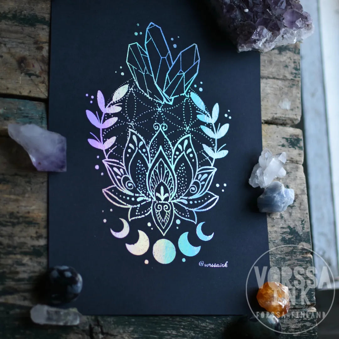 Lotus printti | Vorssa Ink